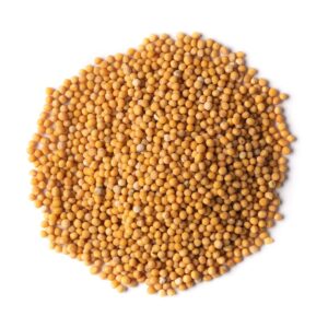 Yellow mustard seeds