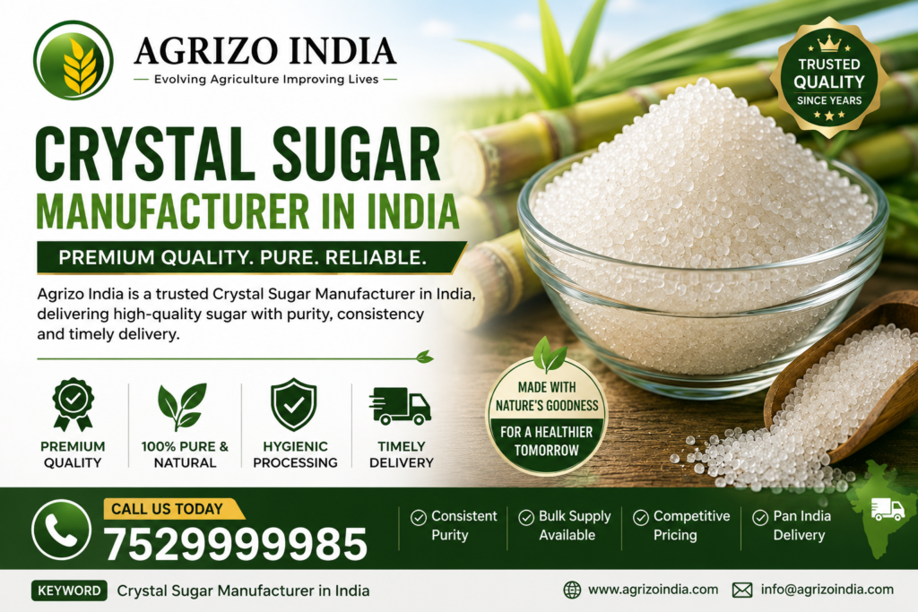 Crystal Sugar Manufacturer in India 