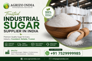 Read more about the article Certified Industrial Sugar Supplier in India | Agrizo India